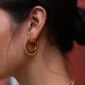 Missoma Zenyu Hoops Gold